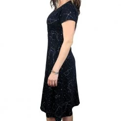 Brothers Knit Garments Constellations Glow-in-the-dark Faux Wrap Grace Dress 10 Brothers Knit Garments Constellations Glow-in-the-dark Faux Wrap Grace Dress