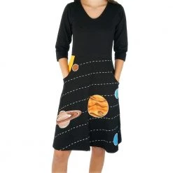 Brothers Knit Garments A Pocket Full Of Sunshine Appliqué Ada Dress