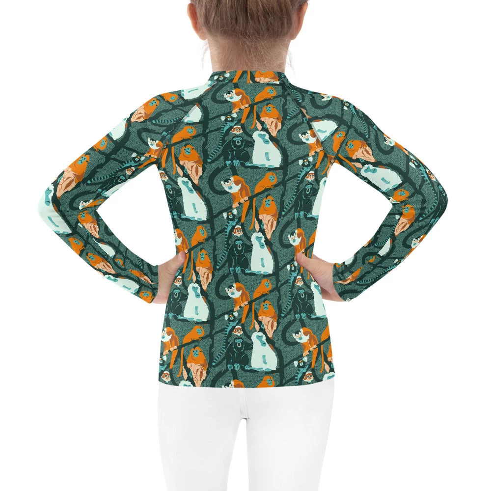 Svaha Apparel Barrel Of Monkeys Custom Kids Rash Guard 2 Svaha Apparel Barrel Of Monkeys Custom Kids Rash Guard