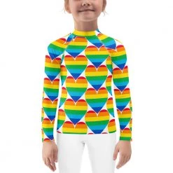 Svaha Apparel Spectrum Of Love Custom Kids Rash Guard