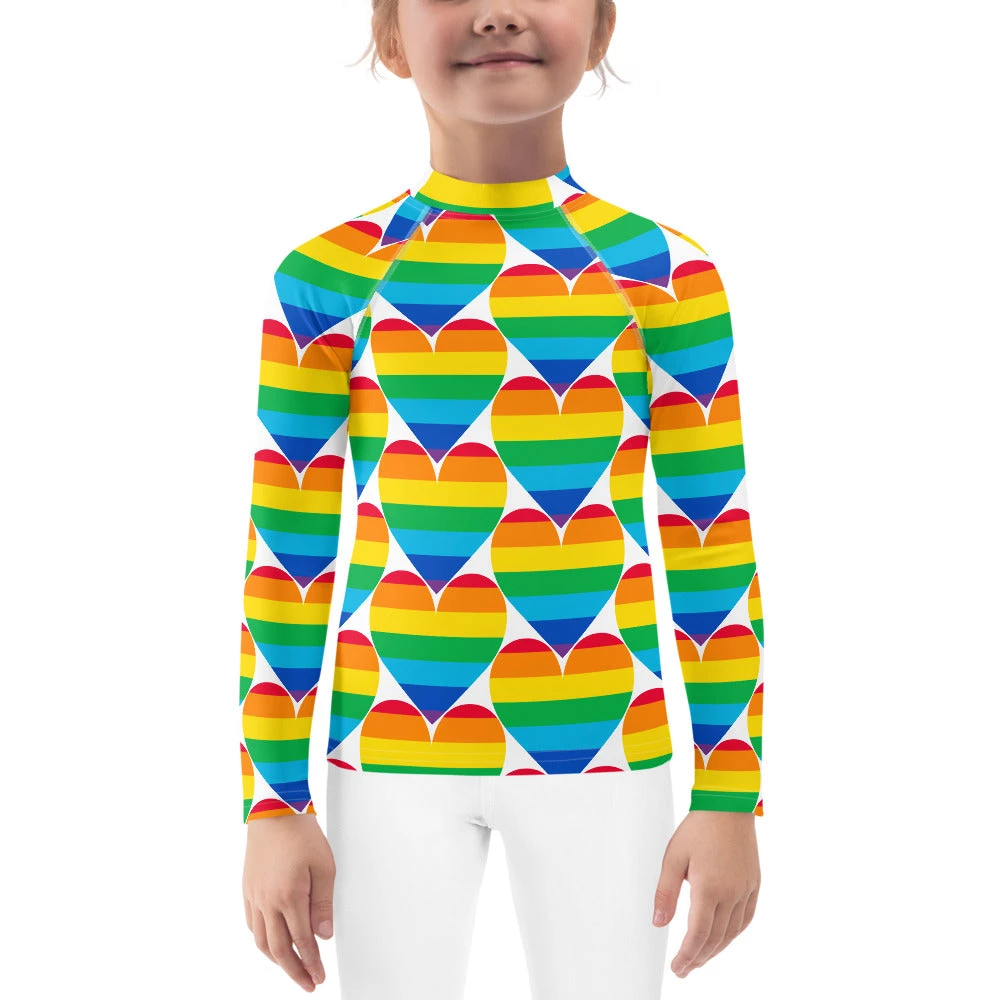 Svaha Apparel Spectrum Of Love Custom Kids Rash Guard 1 Svaha Apparel Spectrum Of Love Custom Kids Rash Guard