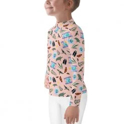 Svaha Apparel Kids & Babies Earth Needs Rebel Girls Custom Kids Rash Guard