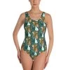 Svaha Apparel Barrel Of Monkeys Custom One-Piece Swimsuit Underwear & Swimwear
