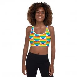 Svaha Apparel Underwear & Swimwear Spectrum Of Love Custom Padded Sports Bra