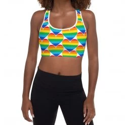 Svaha Apparel Underwear & Swimwear Spectrum Of Love Custom Padded Sports Bra