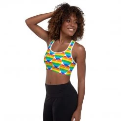 Svaha Apparel Underwear & Swimwear Spectrum Of Love Custom Padded Sports Bra