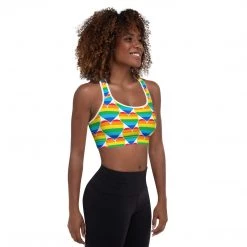 Svaha Apparel Underwear & Swimwear Spectrum Of Love Custom Padded Sports Bra