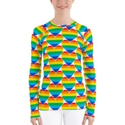 Svaha Apparel Underwear & Swimwear Spectrum Of Love Custom Rash Guard Top