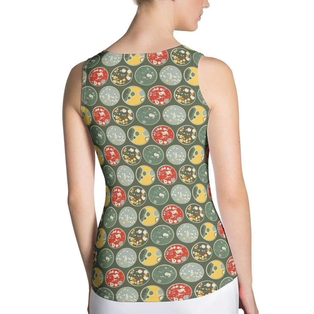 Svaha Apparel Tops Agar Petri Dish Custom Tank Top 2 Svaha Apparel Tops Agar Petri Dish Custom Tank Top