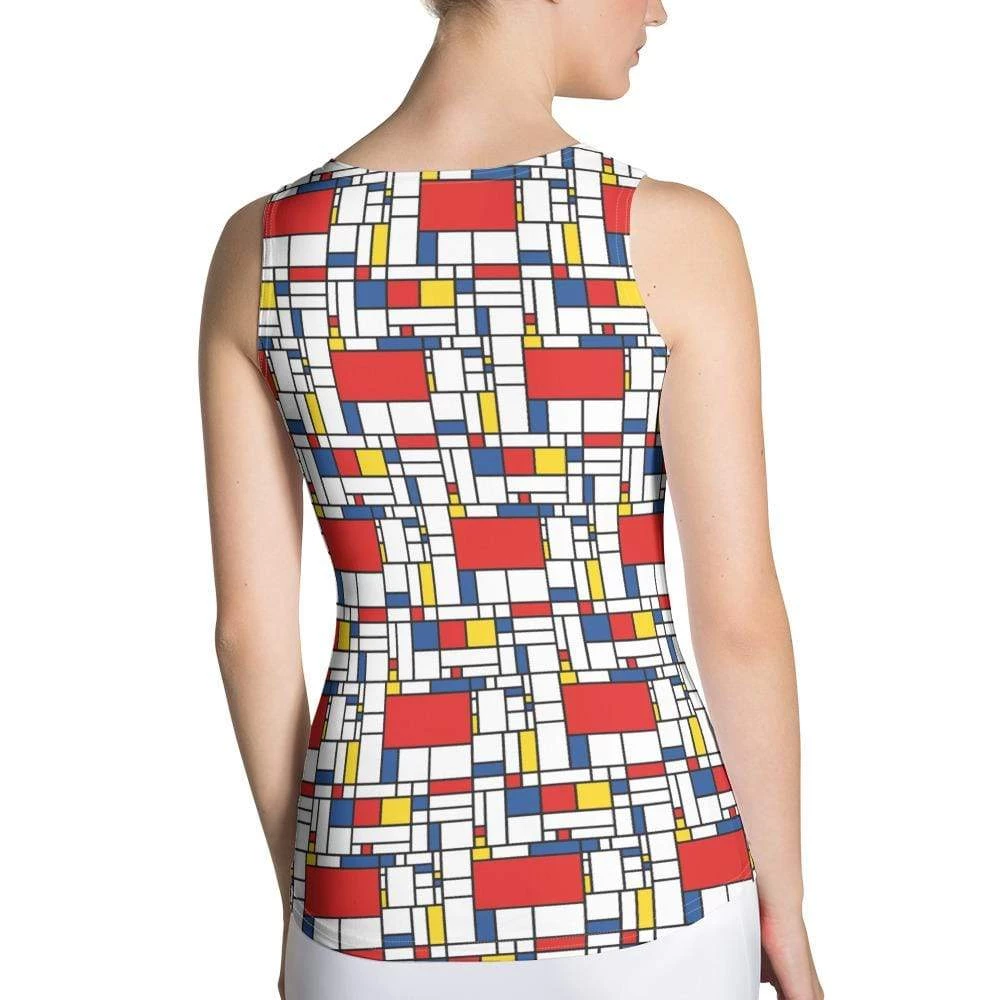 Svaha Apparel Tops Mondrian Custom Tank Top 2 Svaha Apparel Tops Mondrian Custom Tank Top