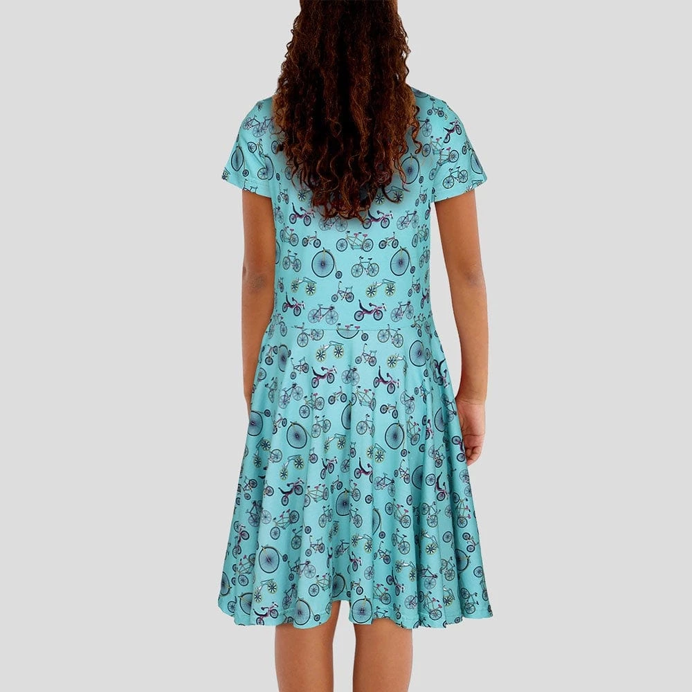 Brothers Knit Garments Bicycles & Bicycles Kids Twirl Dress Matching Family Sets 3 Brothers Knit Garments Bicycles & Bicycles Kids Twirl Dress Matching Family Sets