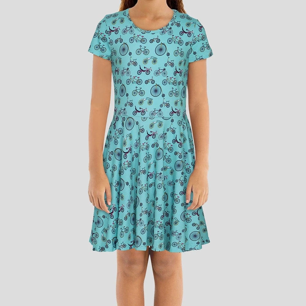 Brothers Knit Garments Bicycles & Bicycles Kids Twirl Dress Matching Family Sets 1 Brothers Knit Garments Bicycles & Bicycles Kids Twirl Dress Matching Family Sets