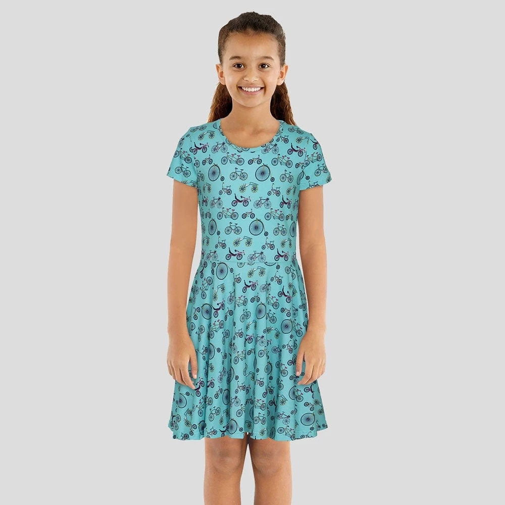 Brothers Knit Garments Bicycles & Bicycles Kids Twirl Dress Matching Family Sets 2 Brothers Knit Garments Bicycles & Bicycles Kids Twirl Dress Matching Family Sets