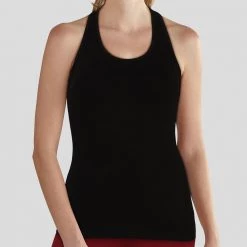 Stretch Garments Black Tank Top