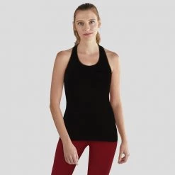 Stretch Garments Black Tank Top