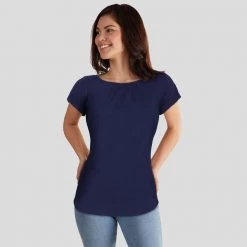 Brothers Knit Garments Adults Blue Ida Top