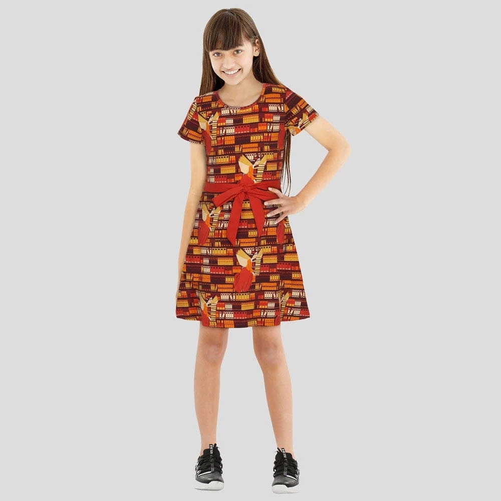 Brothers Knit Garments Matching Family Sets Book Fairy Kids A-Line Dress 2 Brothers Knit Garments Matching Family Sets Book Fairy Kids A-Line Dress