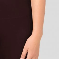 Stretch Garments Brown Adults Athletic Fit Leggings With Pockets 5 Stretch Garments Brown Adults Athletic Fit Leggings With Pockets