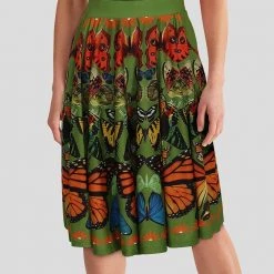 Brothers Knit Garments Adults Butterflies And Moths Twirl Skirt