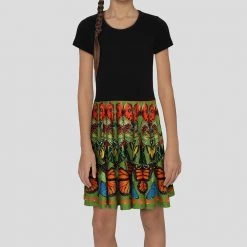 Brothers Knit Garments Butterflies And Moths Kids Twirl Dress Matching Family Sets