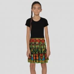 Brothers Knit Garments Butterflies And Moths Kids Twirl Dress Matching Family Sets