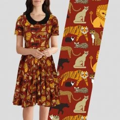 Brothers Knit Garments Cat Family Parks Dress