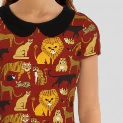 Brothers Knit Garments Matching Family Sets Cat Family Kids Twirl Dress 8 Brothers Knit Garments Matching Family Sets Cat Family Kids Twirl Dress