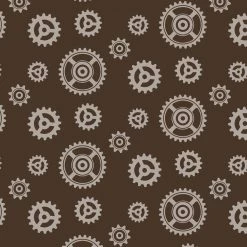 Brothers Knit Garments Adults Cogs And Sprockets Burnout Cardigan