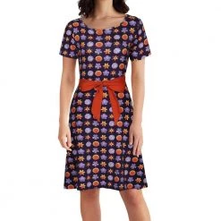 Brothers Knit Garments Floral Geometry Emmy Dress Shop By Interest