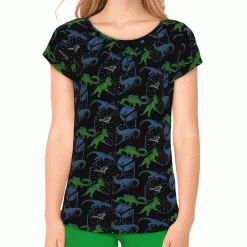 Brothers Knit Garments Dinos In Space Glow-in-the-Dark Ida Top Adults 10 Brothers Knit Garments Dinos In Space Glow-in-the-Dark Ida Top Adults