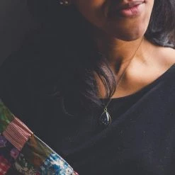 Yugen Tribe Drops In Cosmic Ocean Pendant Teardrop Necklace