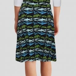 Brothers Knit Garments Extinct Animals A-Line Skirt