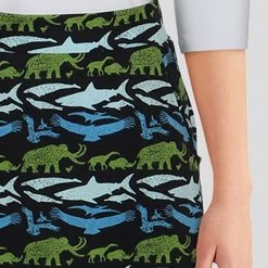 Brothers Knit Garments Extinct Animals A-Line Skirt