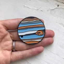 Yugen Tribe Jupiter Enamel Pin Accessories