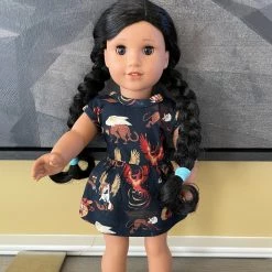 Brothers Knit Garments Matching Family Sets Mythical Beasts Doll Dress