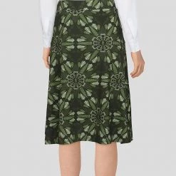 Brothers Knit Garments Fern Mandala A-Line Skirt Adults