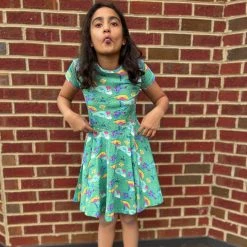 Brothers Knit Garments Fintastic Friends Kids Twirl Dress