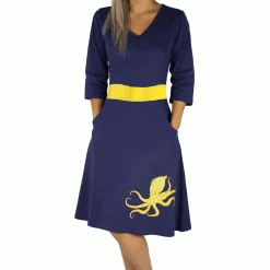Svaha Apparel Blue-Ringed Octopus Glow-in-the-Dark Ruby Dress Shop By Interest