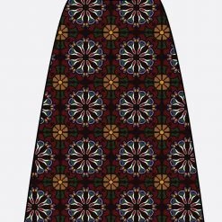 Brothers Knit Garments (Pre-order) Mandala In Utero A-Line Midi Skirt New