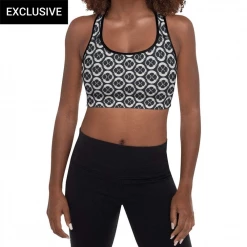 Svaha Apparel DNA Diffraction Custom Padded Sports Bra Underwear & Swimwear