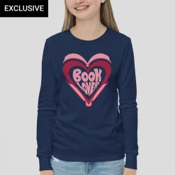 Svaha Apparel Book Lover Custom Long Sleeve Kids T-Shirt T-Shirts & Hoodies