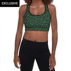 Svaha Apparel Neurons Custom Padded Sports Bra Underwear & Swimwear