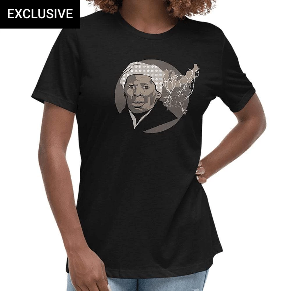 Svaha Apparel T-Shirts Harriet Tubman Custom Relaxed T-Shirt 1 Svaha Apparel T-Shirts Harriet Tubman Custom Relaxed T-Shirt