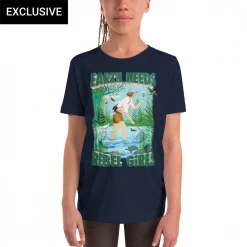 Svaha Apparel Earth Needs Rebel Girls Custom Kids T-Shirt