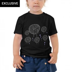 Svaha Apparel Jellyfish Toddler Custom T-Shirt T-Shirts & Hoodies