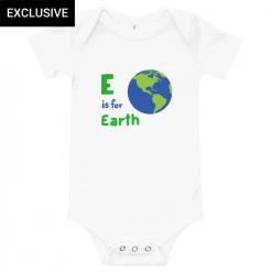 Svaha Apparel E For Earth Custom Baby Bodysuit Babies
