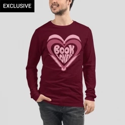 Svaha Apparel Book Lover Custom Unisex Long Sleeve T-Shirt