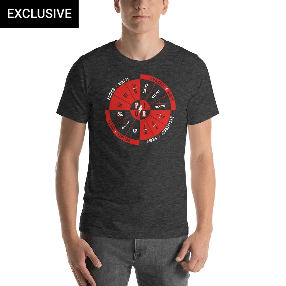 Svaha Apparel Ohm's Law Wheel Custom Unisex T-Shirt 1 Svaha Apparel Ohm's Law Wheel Custom Unisex T-Shirt