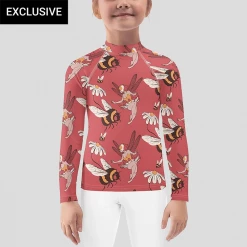 Svaha Apparel Flight Of The Fairies Custom Kids Rash Guard