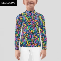 Svaha Apparel Koi Pond Custom Kids Rash Guard Kids & Babies